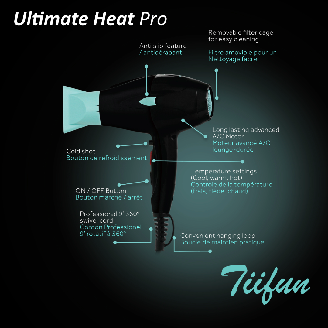 Ultimate Heat Pro Blow-dryer - Tiifun