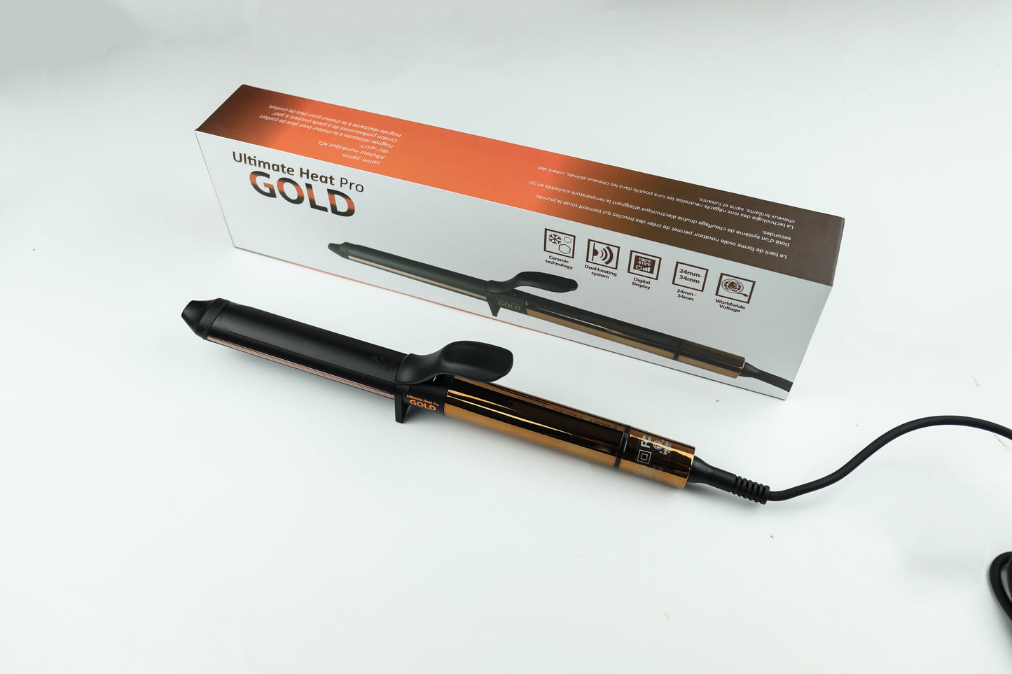 Ultimate Heat Pro Curling Iron 16cm - Gold