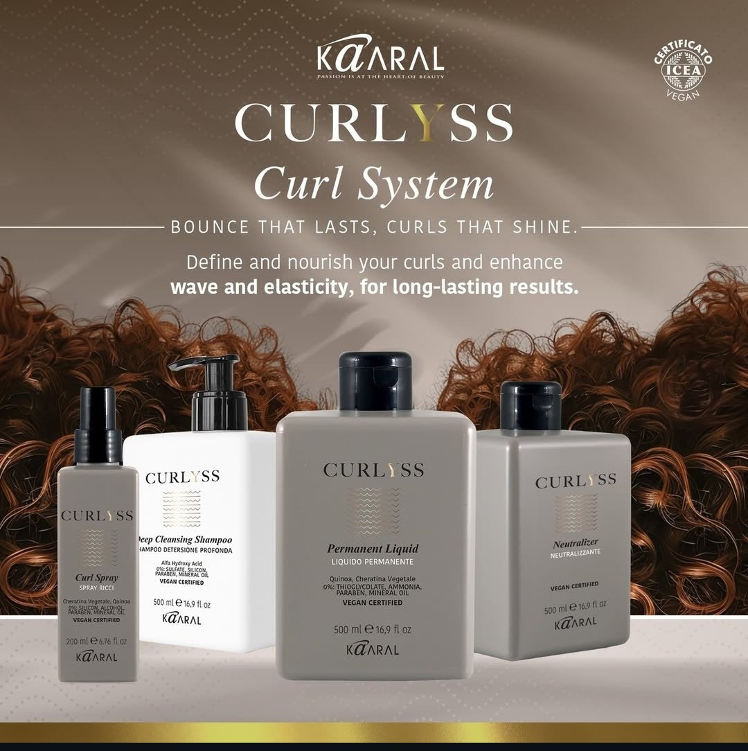 CURLYSS Permanent Liquid & Neutralizer 500ml by KAARAL