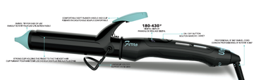 Ultimate Heat Pro Curling Iron 32" - Ferro